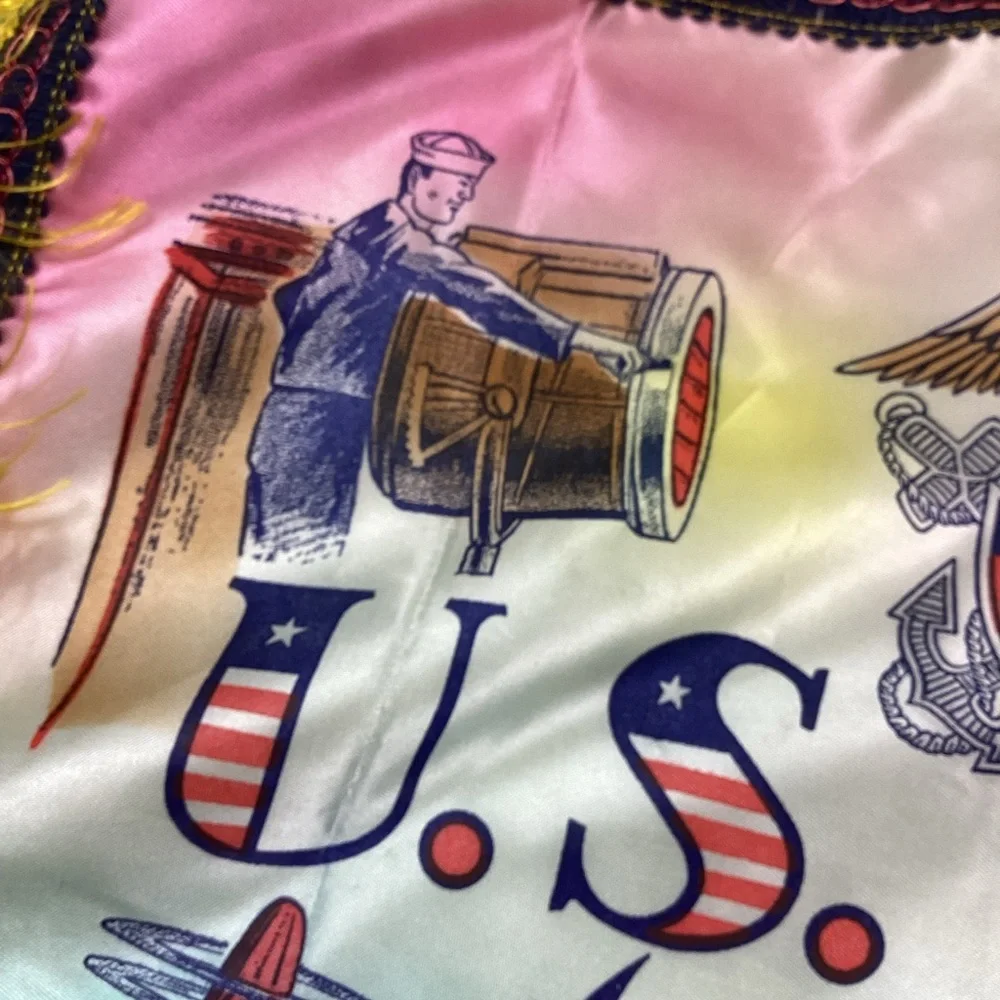 Vintage 1940s/50s US Navy sweetheart pillowcase
